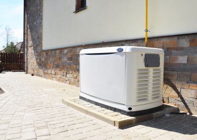 Generator Installed on a Home Exterior
